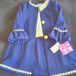 2 piece girl's dress with jacket